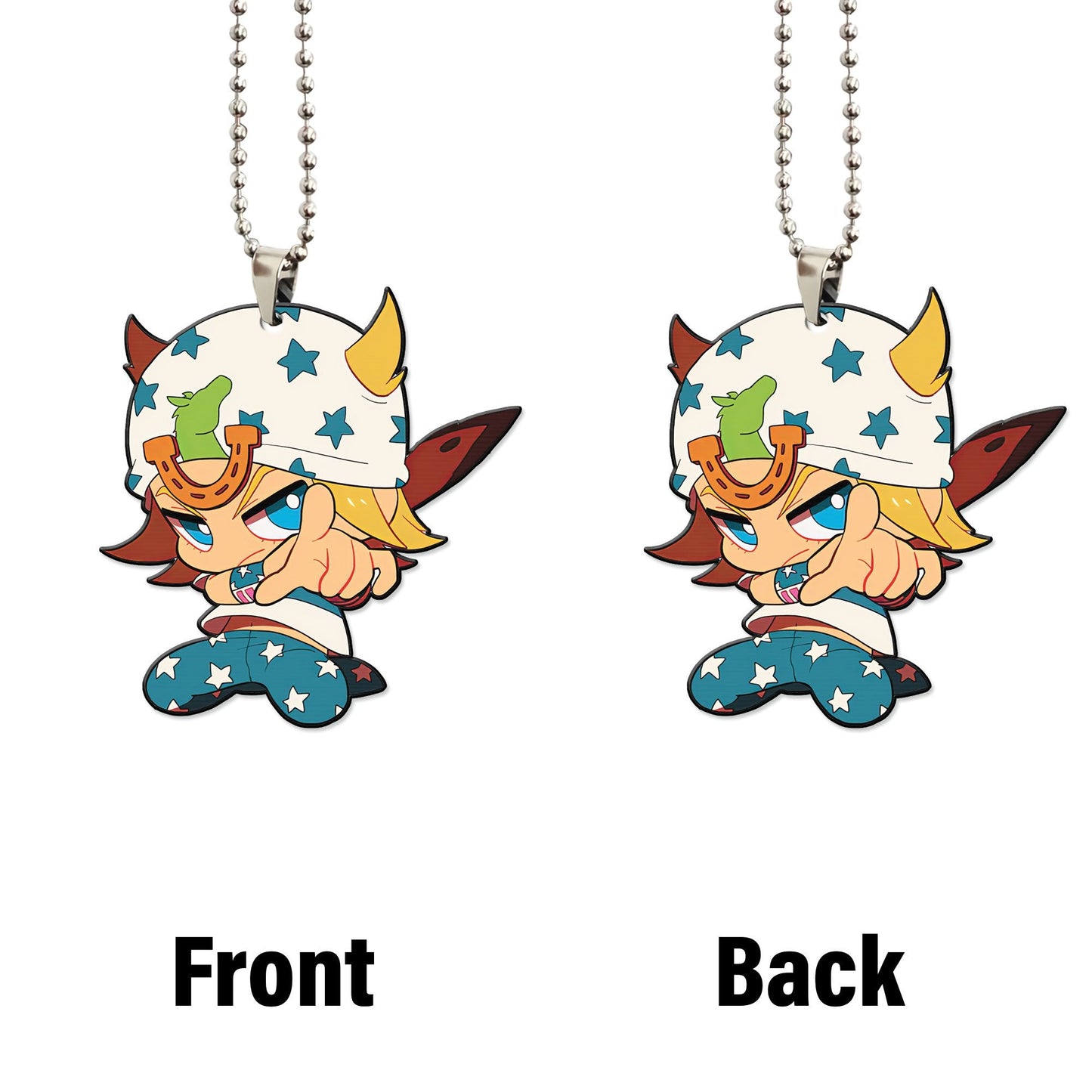 Johnny Joestar Ornament Custom JoJo's Bizarre Adventure Anime Car Accessories