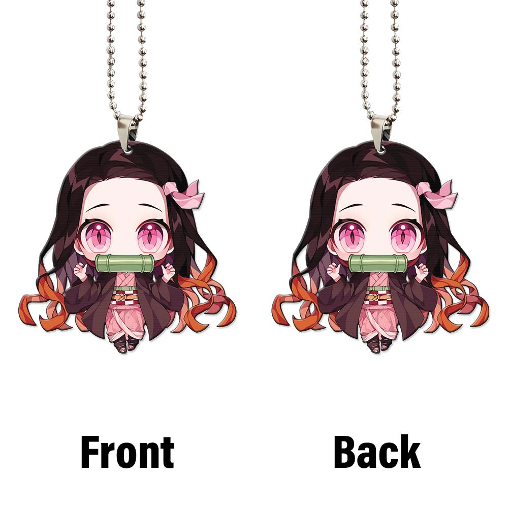 Kamado Nezuko Ornament Custom Anime Demon Slayer Car Accessories