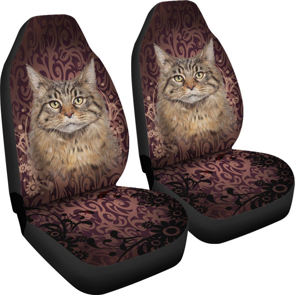 Maine Coon Car Seat Covers Vintage Car Accessories For Cat Lovers