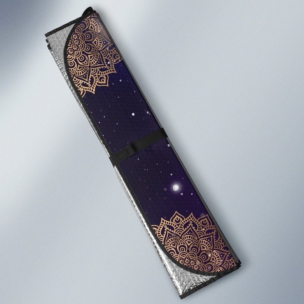 Cat Mandala Car Sunshade Custom Car Interior Accessories