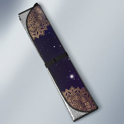 Cat Mandala Car Sunshade Custom Car Interior Accessories