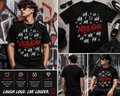 Hooligan Graffiti T-Shirt – Funny Streetwear Graphic Tee, Edgy Urban Style Black Shirt