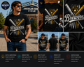 Milwaukee Brewers Vintage Baseball Bats T-Shirt – Retro American Flag Fan Graphic Tee for Men, Women & Kids