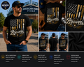 Milwaukee Brewers Vintage Baseball Bat American Flag T-Shirt – Retro Baseball Fan Graphic Tee for Men, Women & Kids