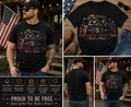 Patriotic Raccoon Beer T-Shirt – Retro USA Independence Day Tee