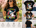 Funny Dabbing Bunny Easter Shirt – Happy Easter Bunny Graphic Tee – Cute Easter Rabbit T-Shirt for Kids & Adults – Easter Party Shirt