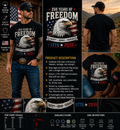 250 Years of Freedom Eagle 1776–2026 Patriotic American Heritage T-Shirt