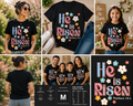 He Is Risen Christian Easter T-Shirt – Retro Floral Faith Shirt for Women, Girls & Kids