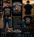 250 Years of Freedom 1776–2026 Patriotic Sailing Ship American Independence T-Shirt