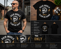 Hair Would Only Slow Me Down Bald Humor T-Shirt | Funny Bald Guy Skull Graphic Tee