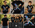 Funny Dripping Easter Bunny Baseball T-Shirt – Colorful Rabbit Batter Graphic Tee for Men, Boys & Kids