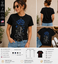 Always Blue Rose Floral Vintage Aesthetic Graphic T-Shirt