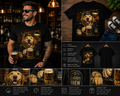 Funny Golden Retriever Beer Lover T-Shirt – Cool Dog Drinking Beer Graphic Tee | Humorous Dog Lover Gift Shirt