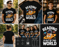 Reading Is Out of This World Astronaut Book Lover T-Shirt – Funny Space Reader Graphic Tee