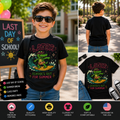 Later Gator School’s Out for Summer Surfing Alligator Shirt – Funny Last Day of School Kids T-Shirt