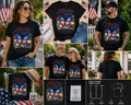 America 250 Patriotic Butterfly Floral T-Shirt – 250th Anniversary USA Independence Day Tee 1776–2026
