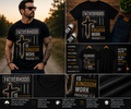 Fatherhood Is Kingdom Work Christian Dad T-Shirt | Proverbs 22:6 Patriotic Cross Faith-Based Father’s Day Gift