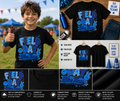 Field Day Blue Team Shirt | Fun School Field Day T-Shirt for Kids, Teachers & Students