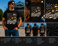 Vintage Milwaukee Brewers American Flag Baseball T-Shirt – Retro Brewers Fan Graphic Tee for Men, Women & Kids