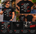 Funny Ouch Nail Pain Stickman T-Shirt – Hilarious Comedy Graphic Tee for Men & Women