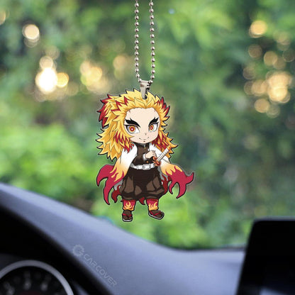 Demon Slayer Rengoku Ornament Custom Anime Car Accessories