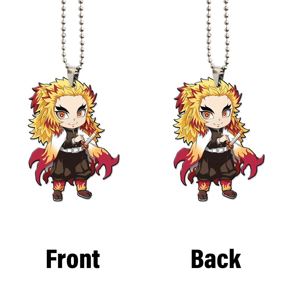 Demon Slayer Rengoku Ornament Custom Anime Car Accessories