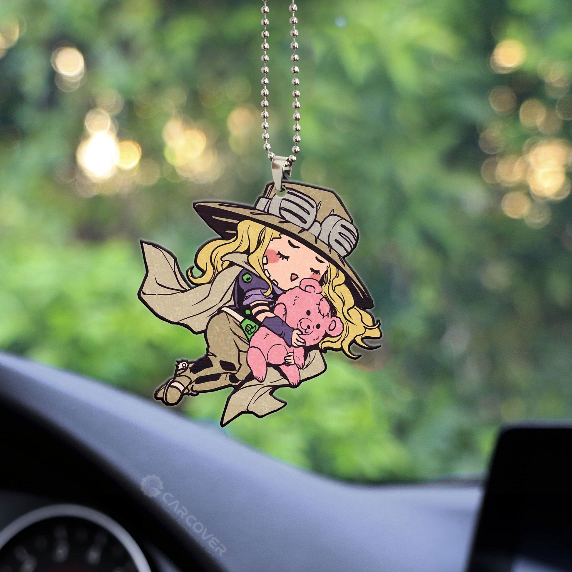 Gyro Zeppeli Ornament Custom JoJo's Bizarre Adventure Anime Car Accessories