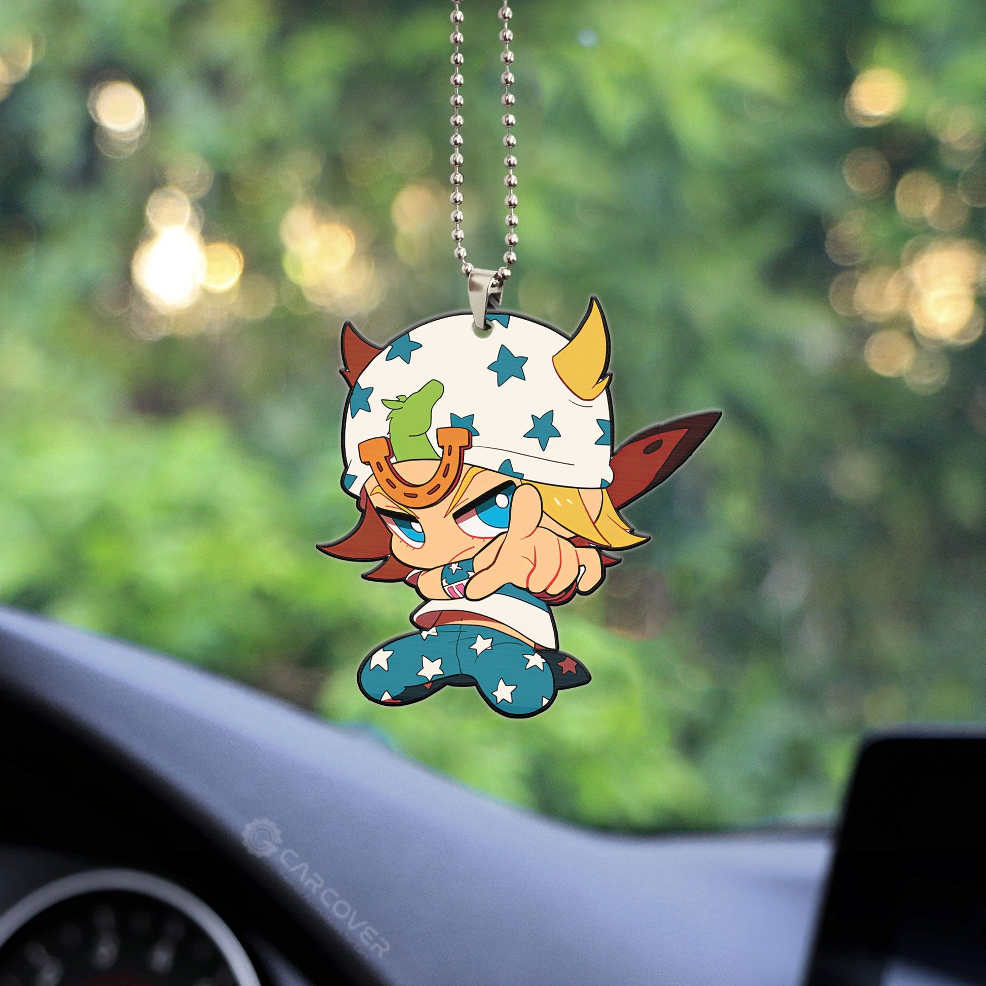 Johnny Joestar Ornament Custom JoJo's Bizarre Adventure Anime Car Accessories