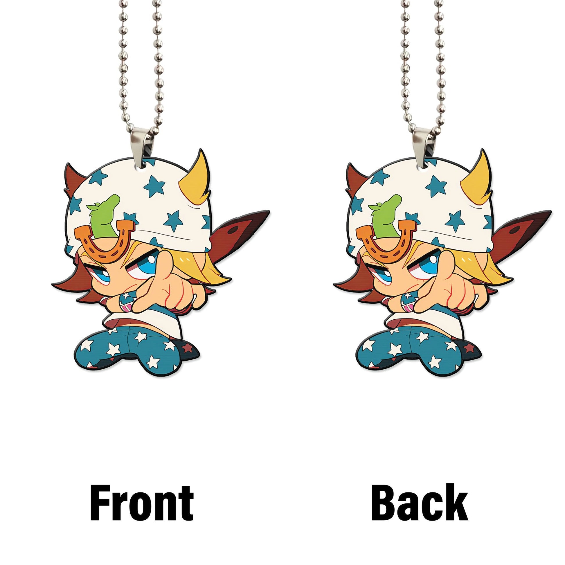 Johnny Joestar Ornament Custom JoJo's Bizarre Adventure Anime Car Accessories