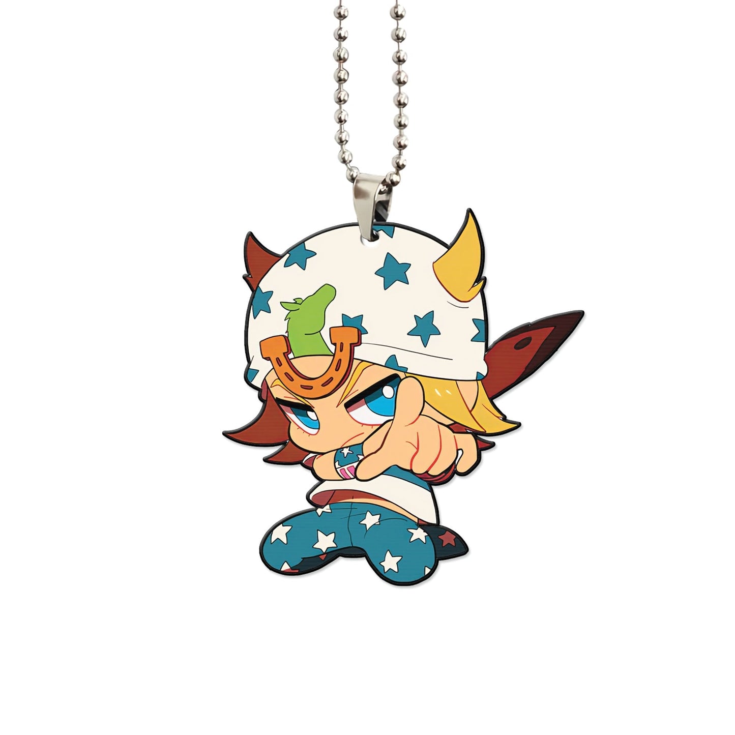 Johnny Joestar Ornament Custom JoJo's Bizarre Adventure Anime Car Accessories