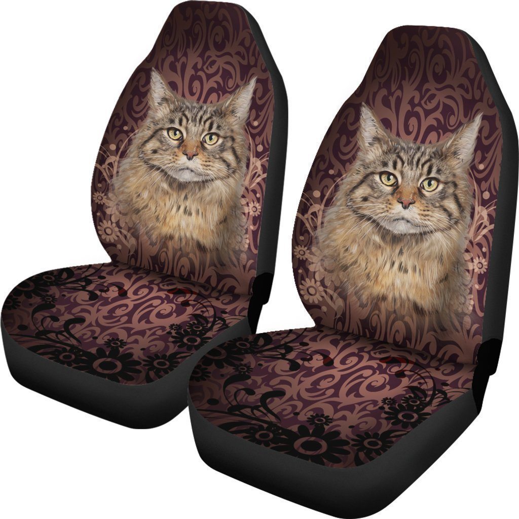 Maine Coon Car Seat Covers Vintage Car Accessories For Cat Lovers