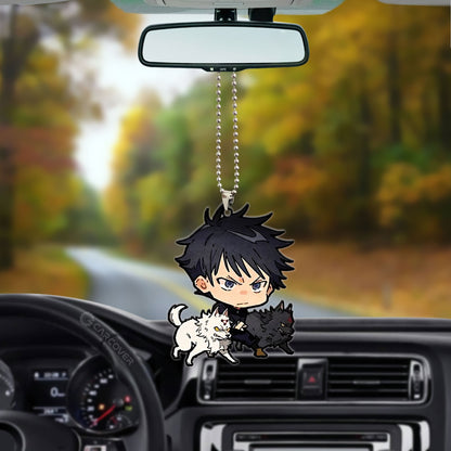 Megumi Fushiguro Ornament Custom Anime Jujutsu Kaisen Car Accessories