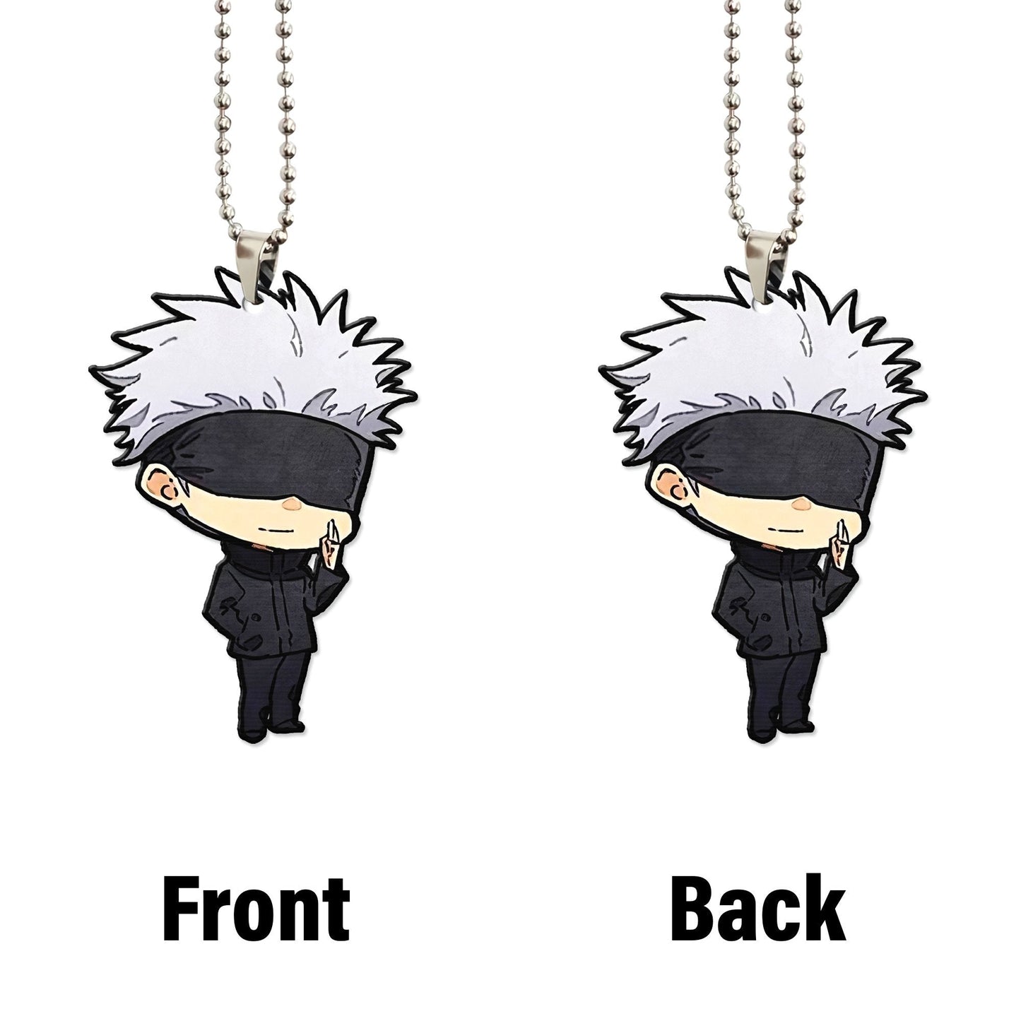 Satoru Gojo Ornament Custom Anime Jujutsu Kaisen Car Accessories