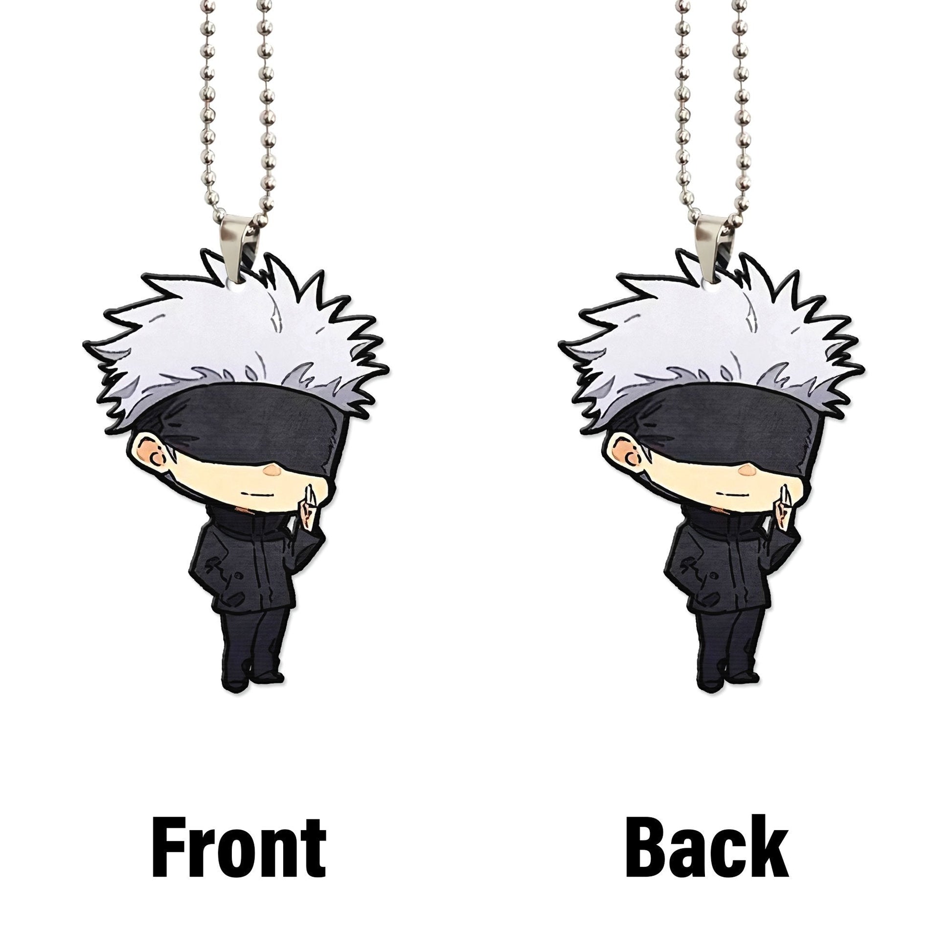 Satoru Gojo Ornament Custom Anime Jujutsu Kaisen Car Accessories