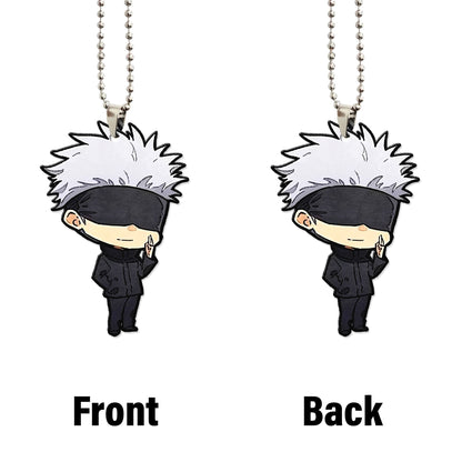 Satoru Gojo Ornament Custom Anime Jujutsu Kaisen Car Accessories